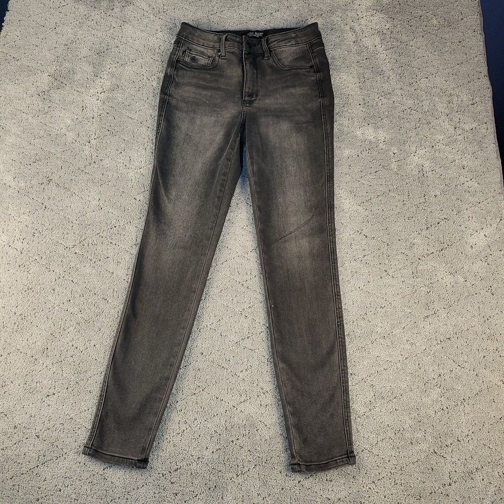 Judy Blue Jeans Womens 5/27 Black Tummy Control Skinny Fit Slimming Stretch